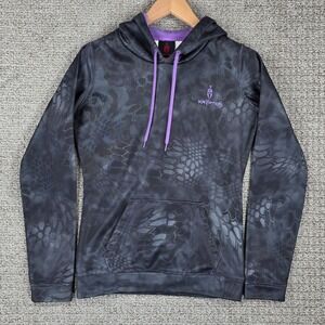 Kryptek‎ Womens XS Typhon Camo Hoodie Purple Trim Zenon Pullover Sweatshirt